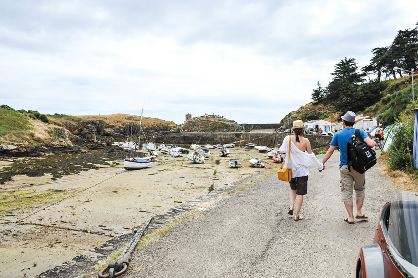 Reportage photo à L'Île-d'Yeu sur le roi de Belgique pour le journal Het Nieuwsblad